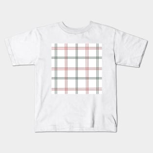 Holiday Plaid Kids T-Shirt